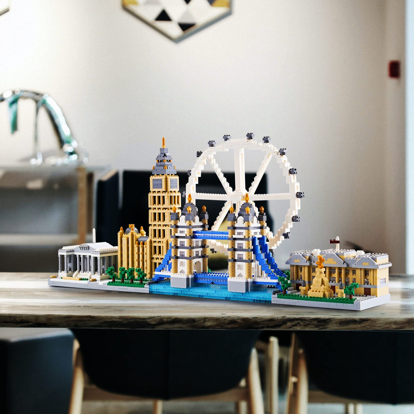 KLMEi London Skyline Micro Building Blocks Set – Architecture Model Kit, 3430 Pieces, Gift for Adults 14+