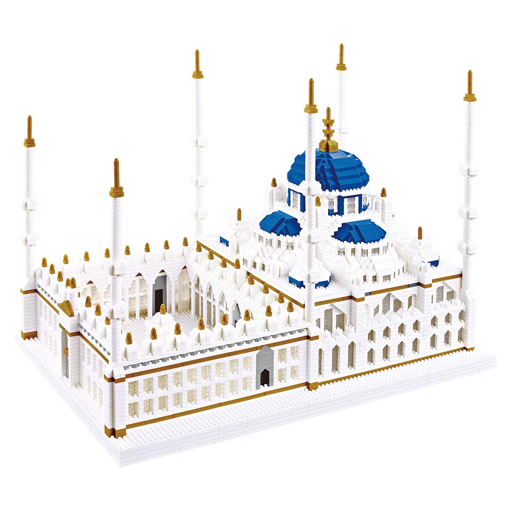 KLMEi Micro Building Blocks Set 6850 Pcs Blue Mosque Miniature – World Landmark Architecture Kit