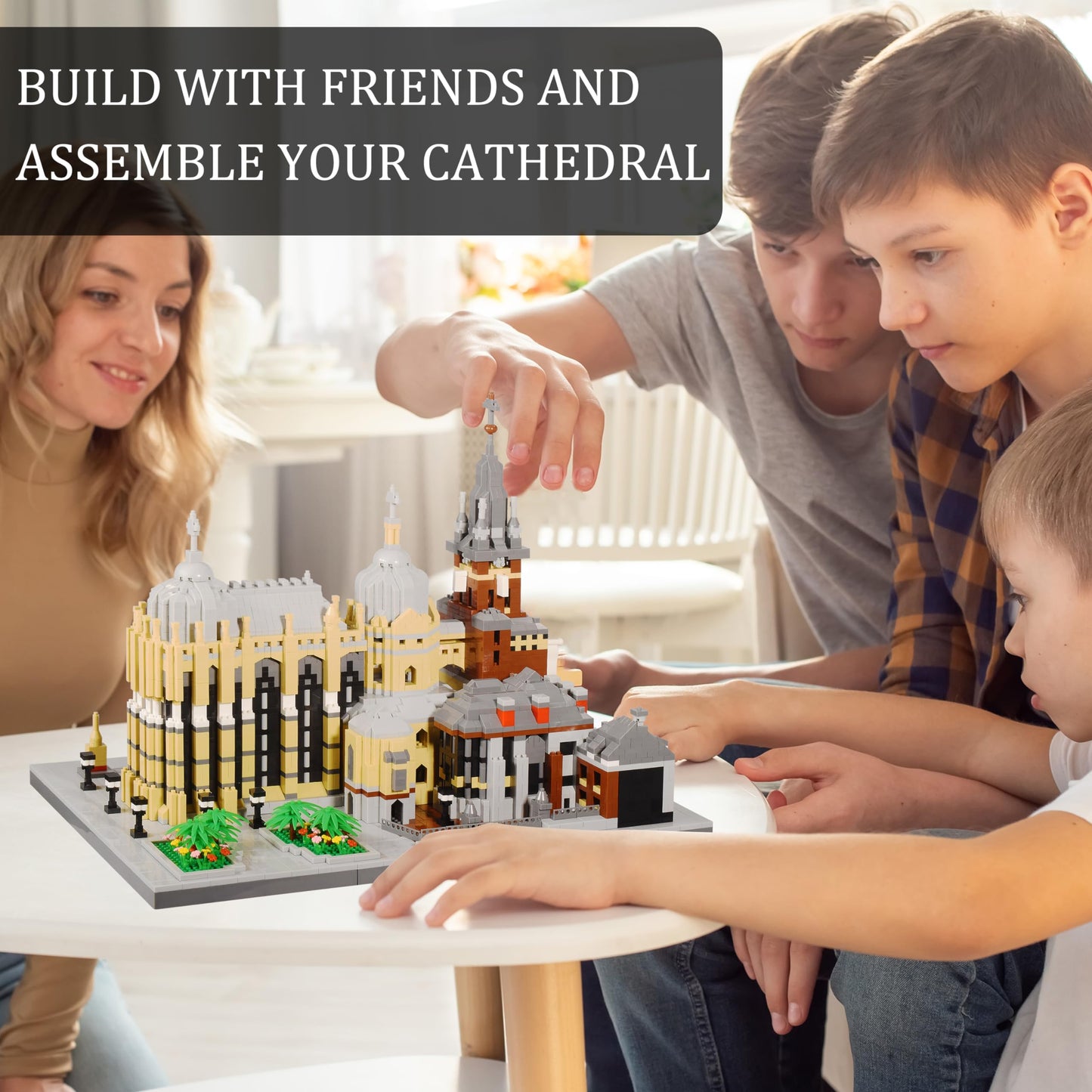 KLMEi Aachen Cathedral 6650PCS Architecture Micro Building Blocks Set – DIY Collectible Model