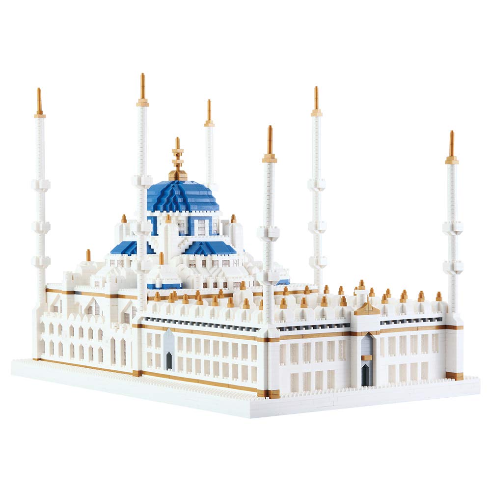 KLMEi Micro Building Blocks Set 6850 Pcs Blue Mosque Miniature – World Landmark Architecture Kit