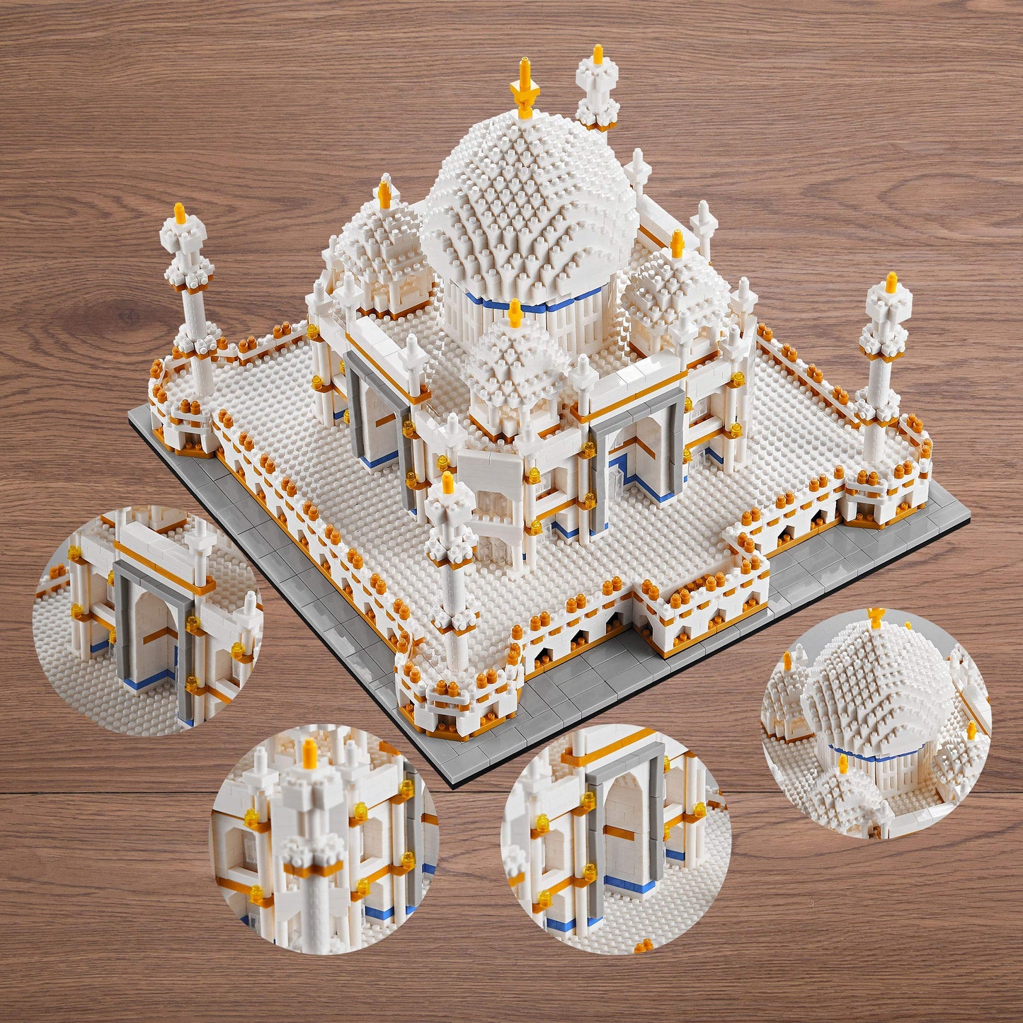 KLMEi Micro Mini Blocks Taj Mahal Building Set – 3950 Pieces, Ages 14+