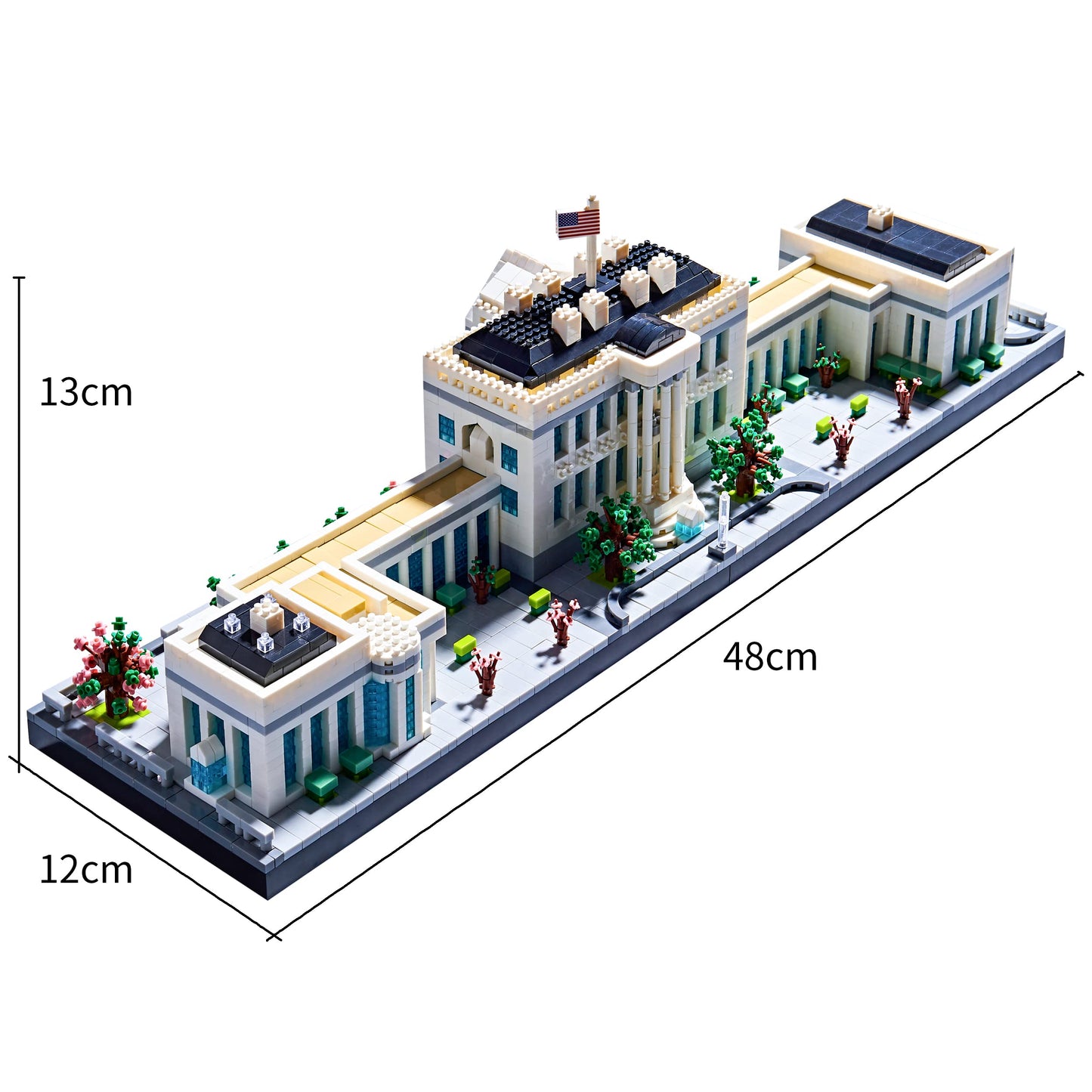 KLMEi Architecture Sets for Adults White House U.S. Capital Collection Micro Blocks Kit 3520 PCS