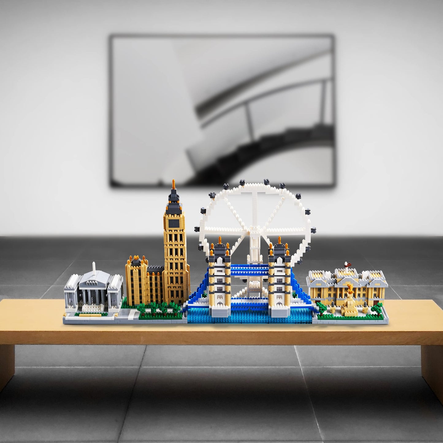 KLMEi London Skyline Micro Building Blocks Set – Architecture Model Kit, 3430 Pieces, Gift for Adults 14+