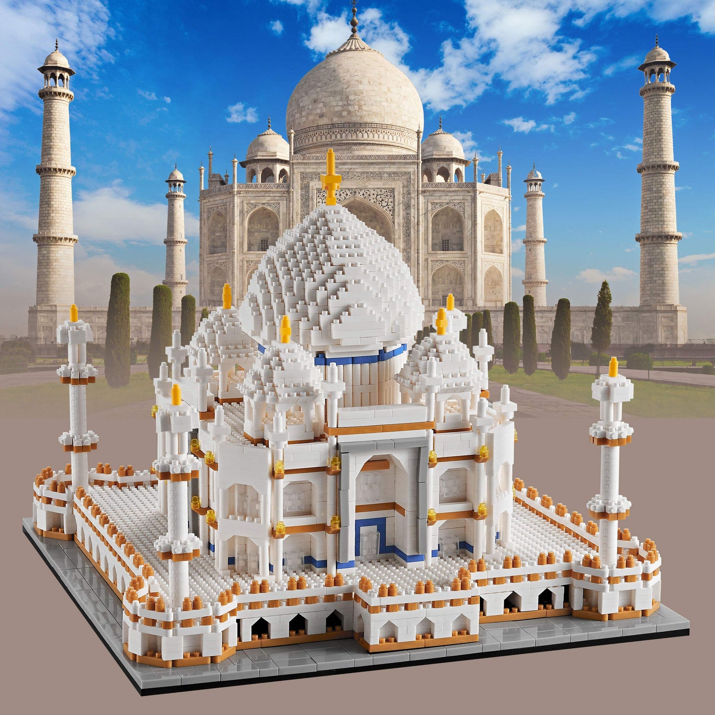 KLMEi Micro Mini Blocks Taj Mahal Building Set – 3950 Pieces, Ages 14+