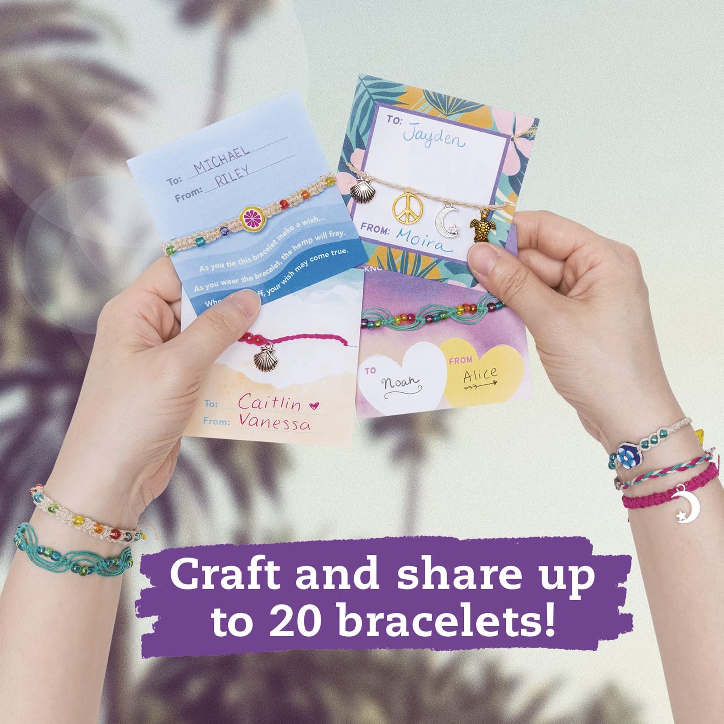 Klutz Friendship Wish Bracelets Kit for Kids 7–10 – Create Colorful, Customizable Jewelry