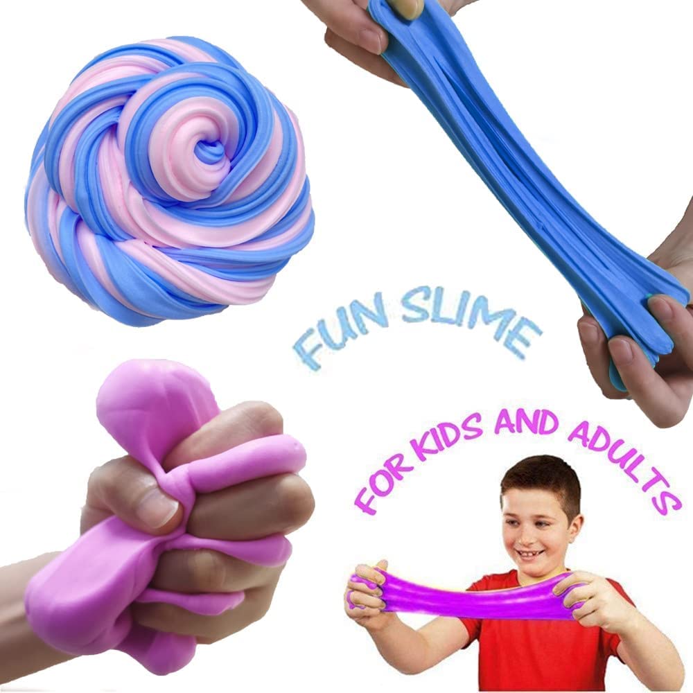 KMBTQRE Butter Slime Kit - Two-Toned 9-Pack for Kids 6-12 | Party Favors