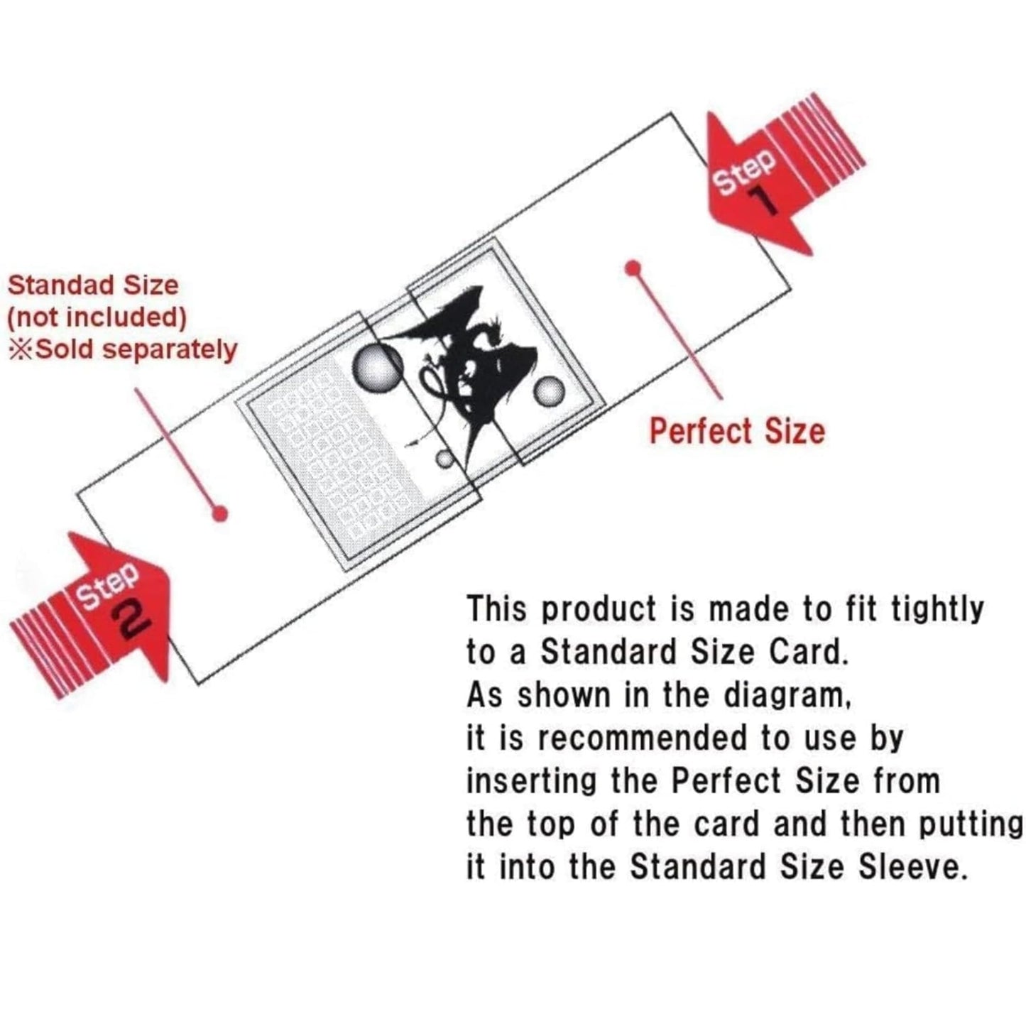 KMC Card Barrier Perfect Size 89 x 64 mm – 1000 Sleeves (10 Packs)