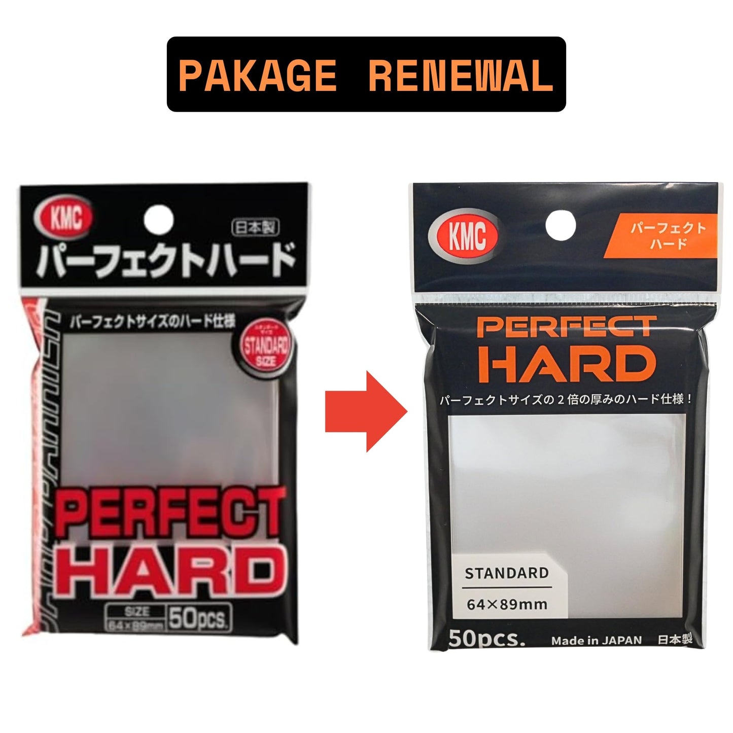 KMC 10 Set Card Barrier Sleeve Perfect Hard from Japan | Rigid Card Protection