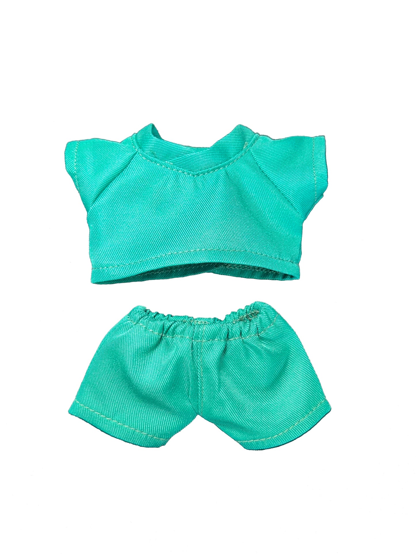 Kncco-Mdt Doctor Set for 6.7-Inch Dolls – 8-Piece Mint Green Hand-Sewn Costume Accessories (Doctor C)