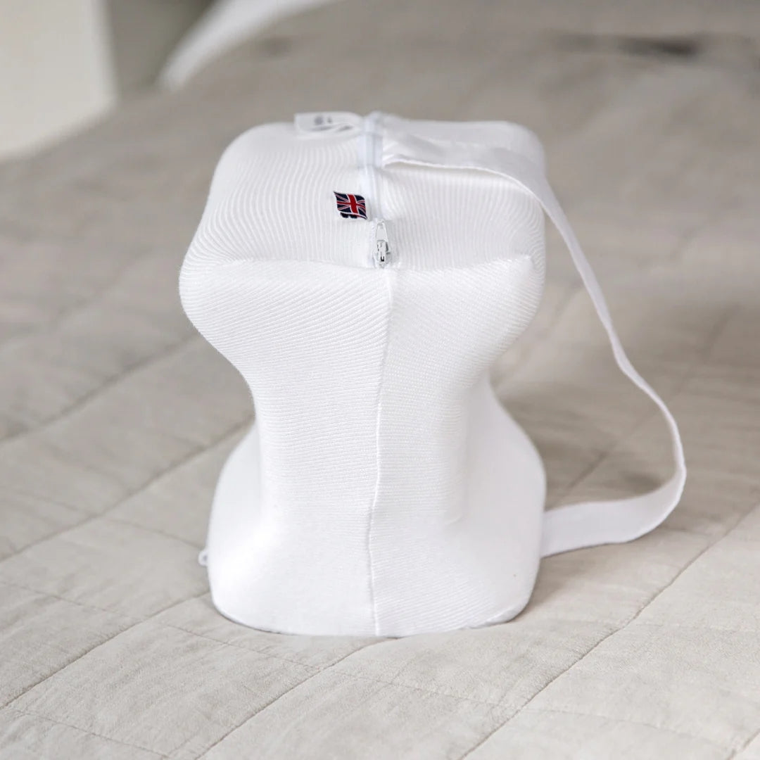 Adjustable Knee Pillow for Side Sleepers – Leg Support Pillow with Strap