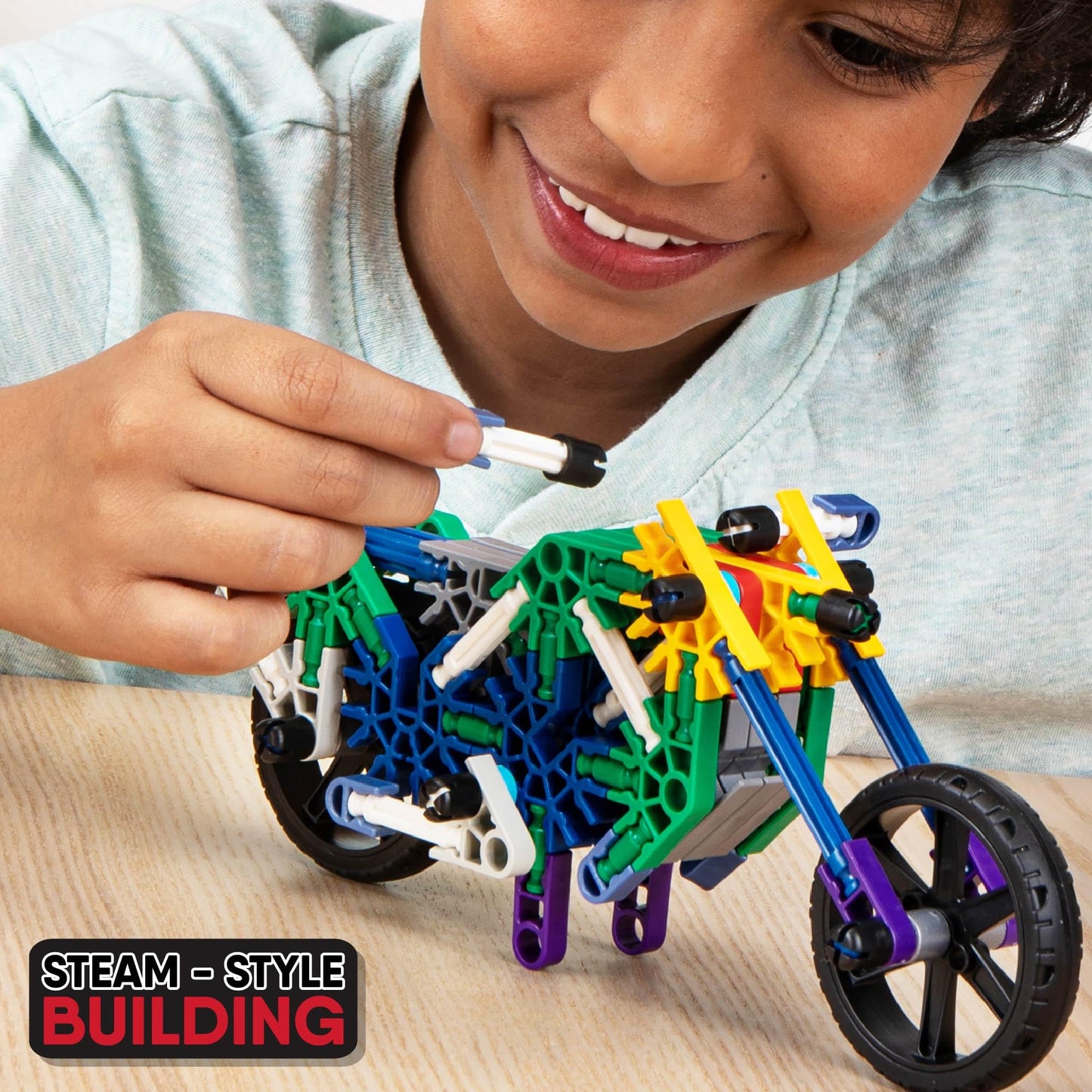 K'NEX 100 Model Building Set – 863 Pieces | STEM Construction for Ages 7+