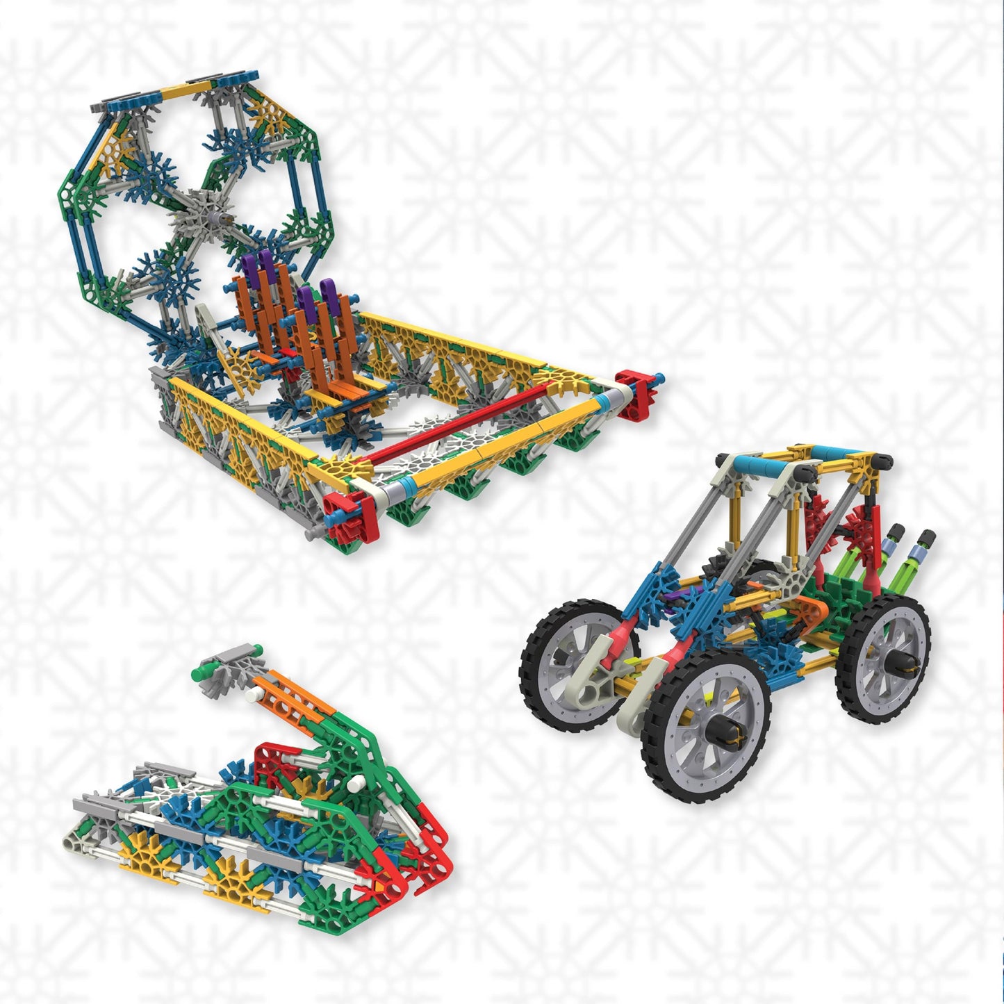 K'NEX 70 Model Building Set – 705 Pieces for STEAM Learning | Ages 7+