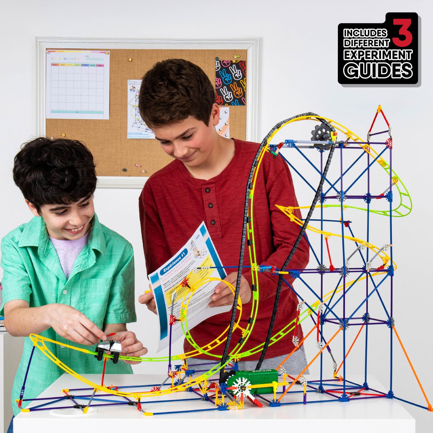K'NEX Education STEM Explorations Roller Coaster Set (546 Pieces) for Ages 8+