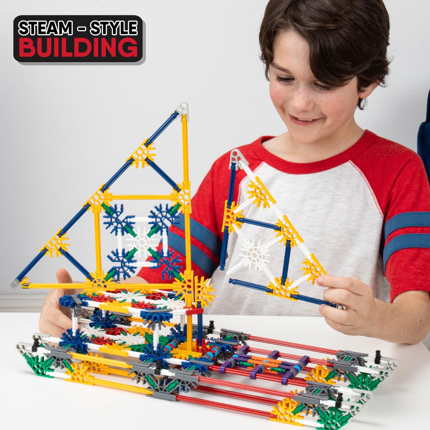 K'NEX 70 Model Building Set – 705 Pieces for STEAM Learning | Ages 7+