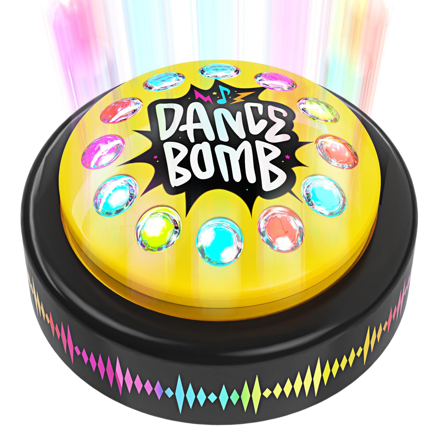 KNUCKLHEAD Dance Bomb Button – 30-Second Party Gadget for Classrooms, Offices & Gifts
