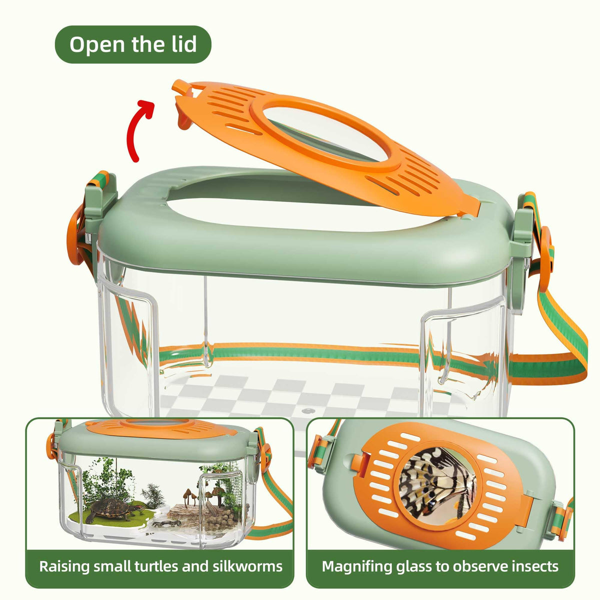 KOALA DIARY Kids Bug Catcher Kit - Explorer Set with Magnifier & Compass (Ages 3+)