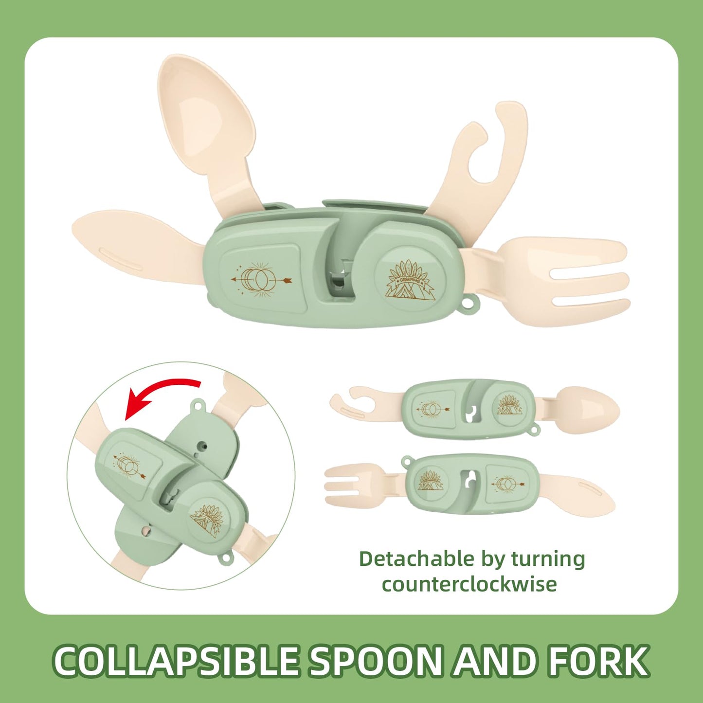 KOALA DIARY Kids Camping Toy Set – Pretend Play Stove, Food & Tableware for Ages 3+