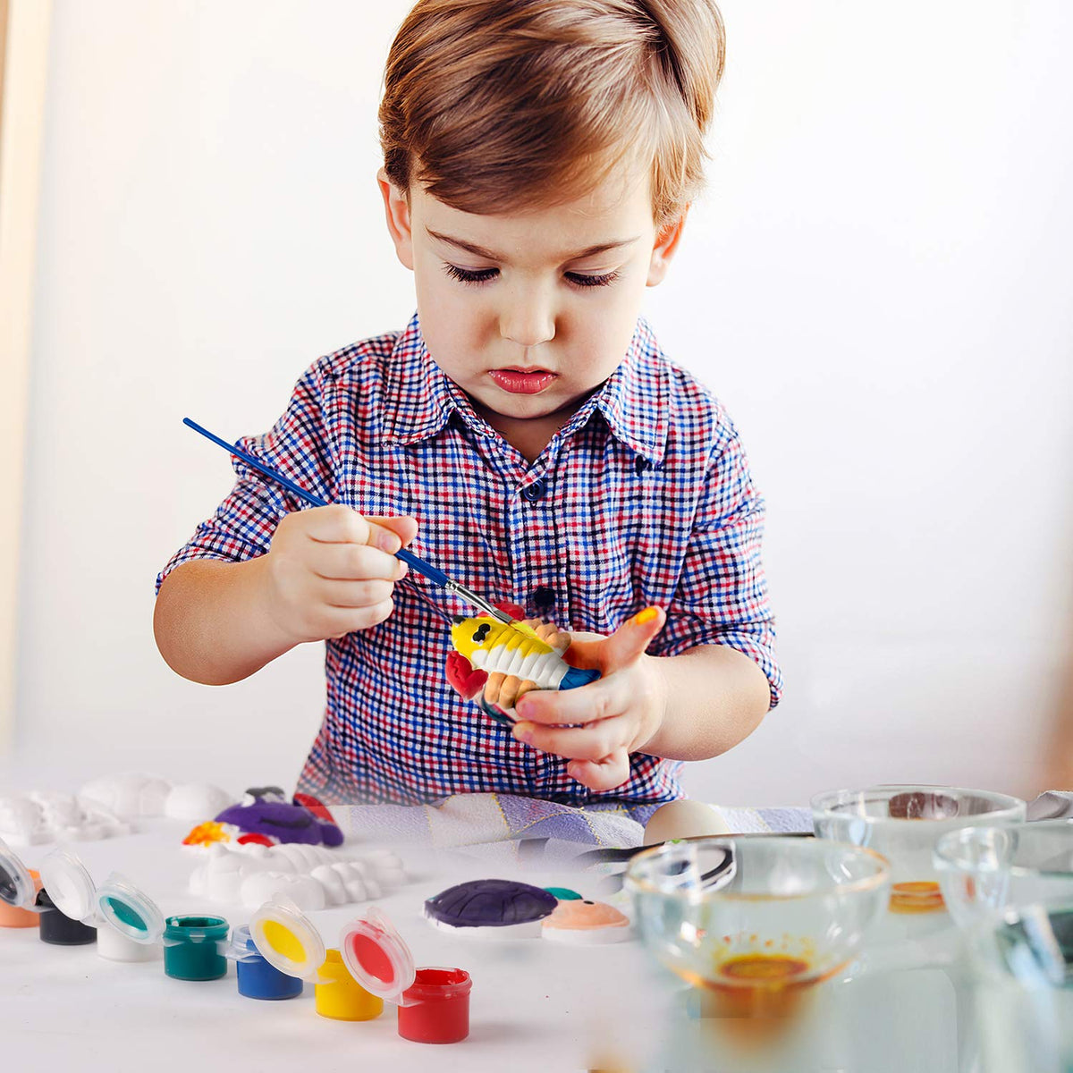 KODATEK 80-Piece Kids Arts & Crafts Set — Non-Toxic Paint Kit for Ages 4-8