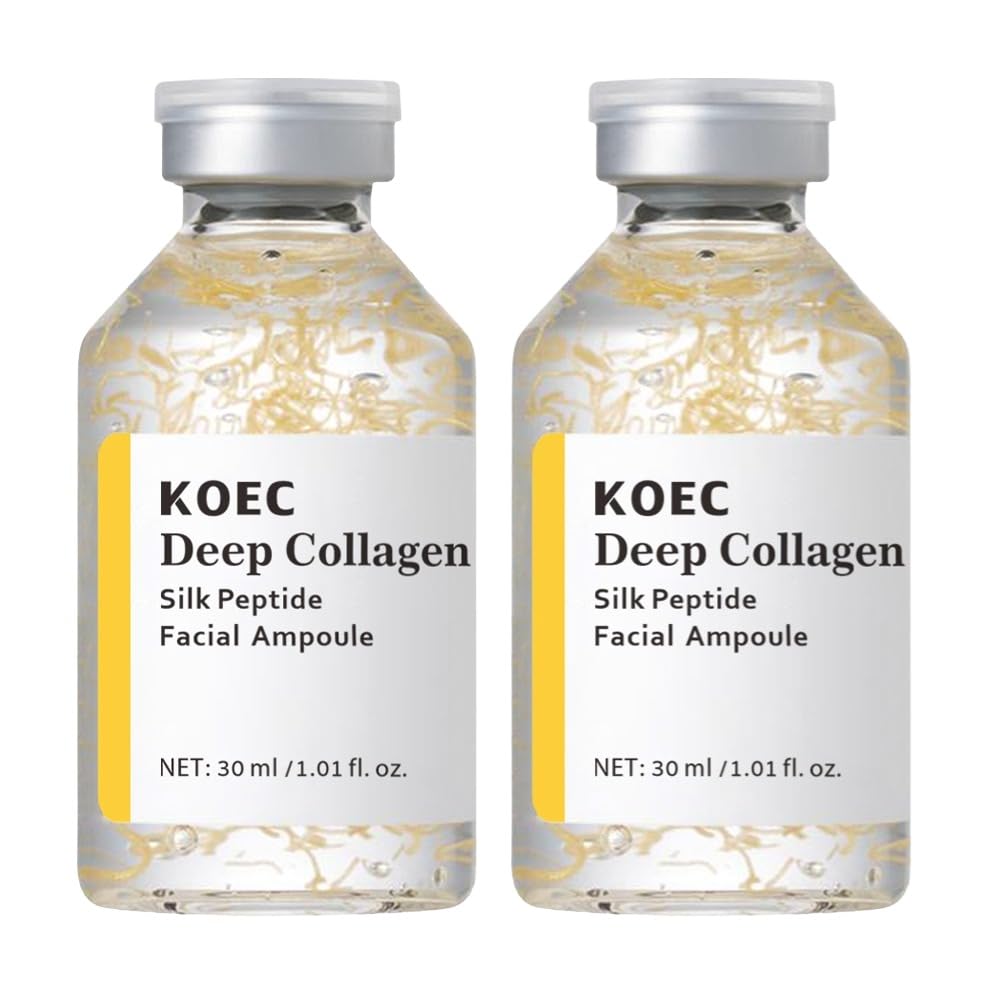 KOEC 2PCS Deep Collagen Silk Ampoule Set – Hydration & Firming Serum