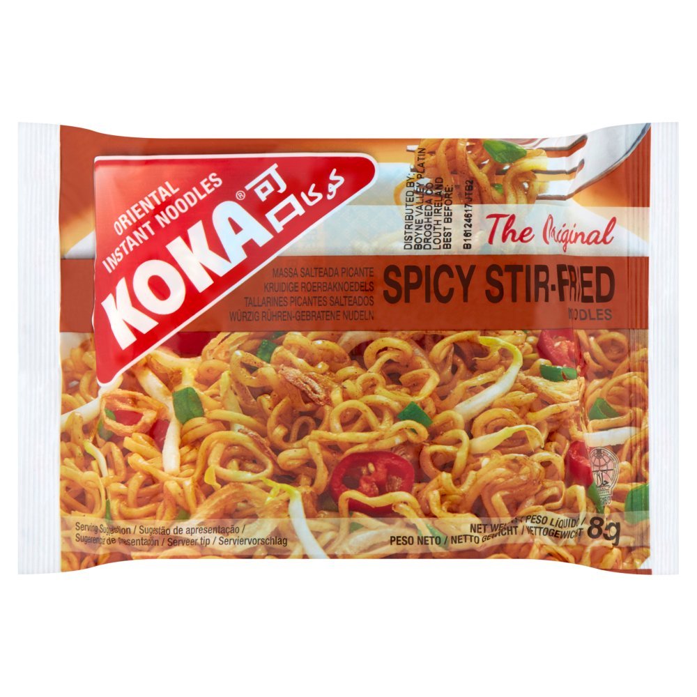 Koka Spicy Stir-Fried Original Instant Noodles 85g (Box of 30)