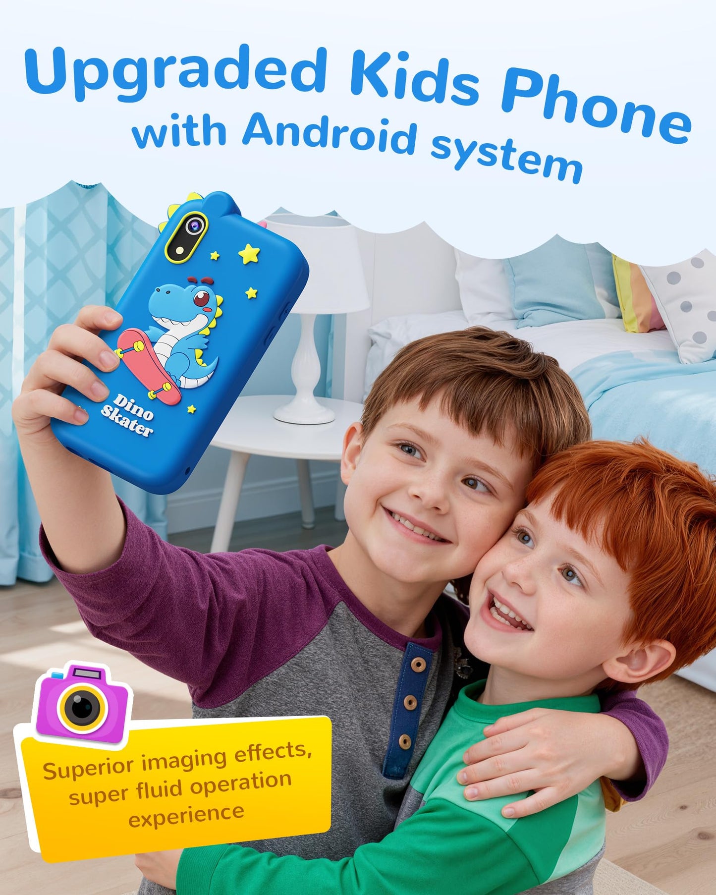 KOKODI 4-Inch Kids Smart Phone – Android Learning Toy with 200+ Games