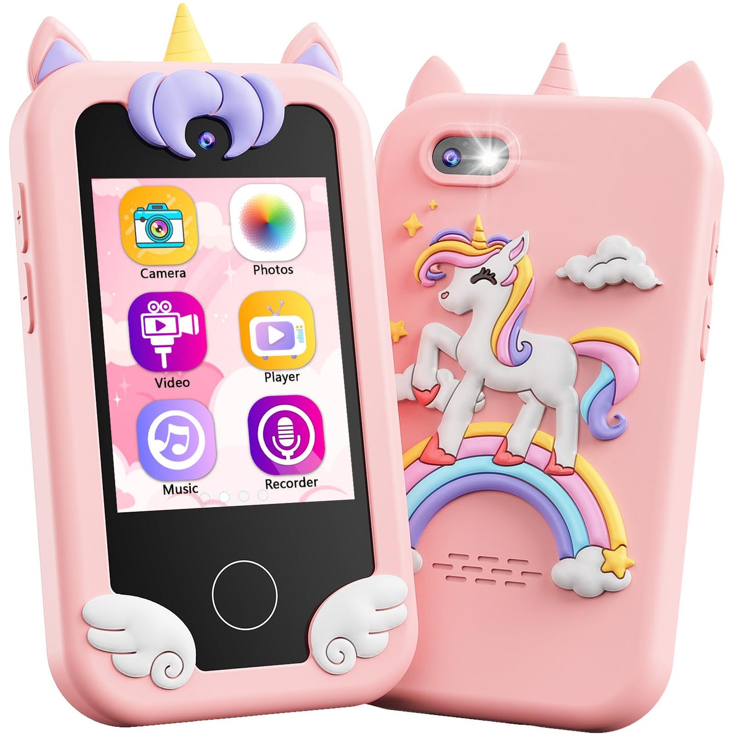 KOKODI Kids Smart Phone Toy - Dual Camera Touchscreen for 3-10 Year Olds