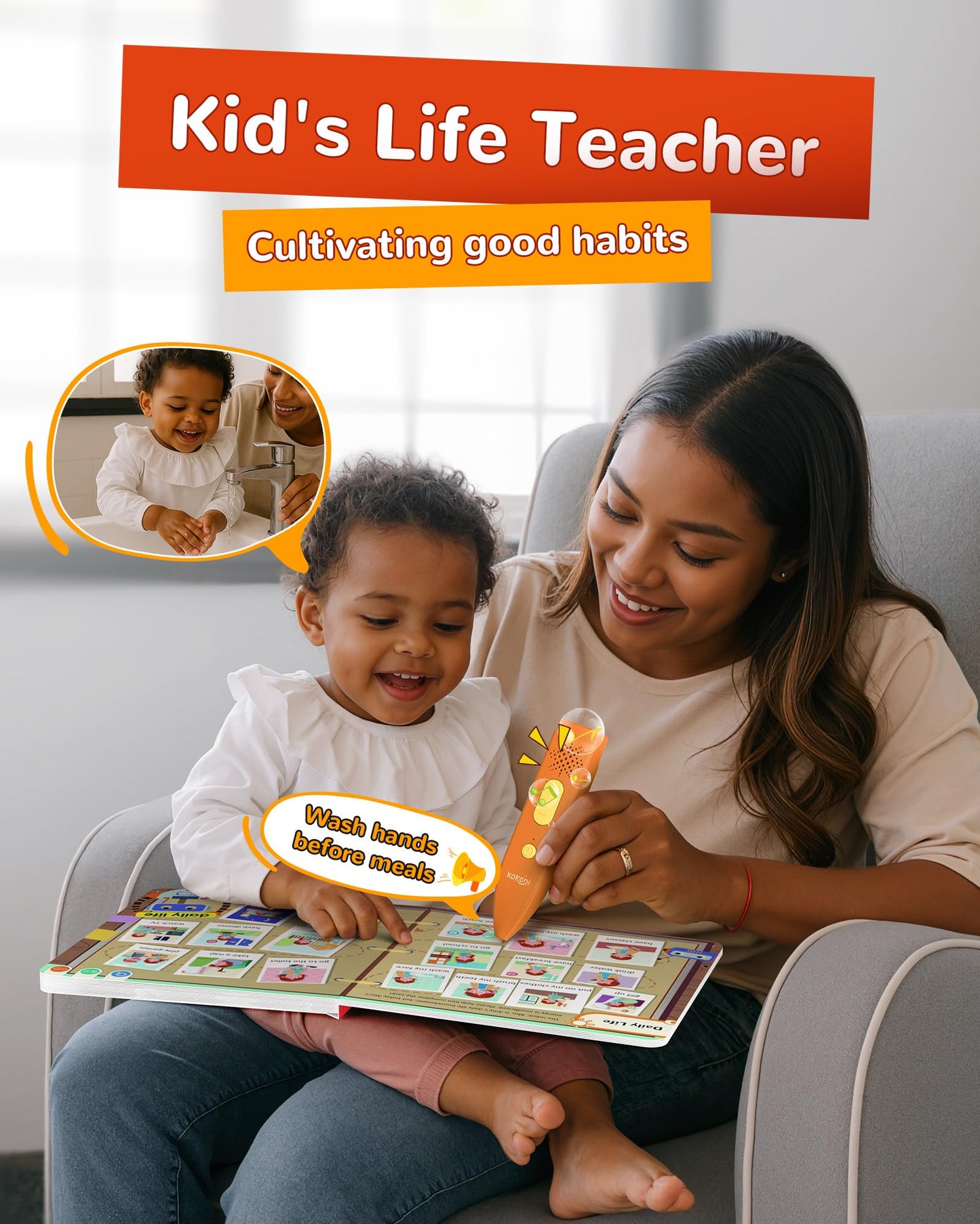 KOKODI Talking Pen Books Set - Interactive Audio Learning for Toddlers & Kids Aged 2-6