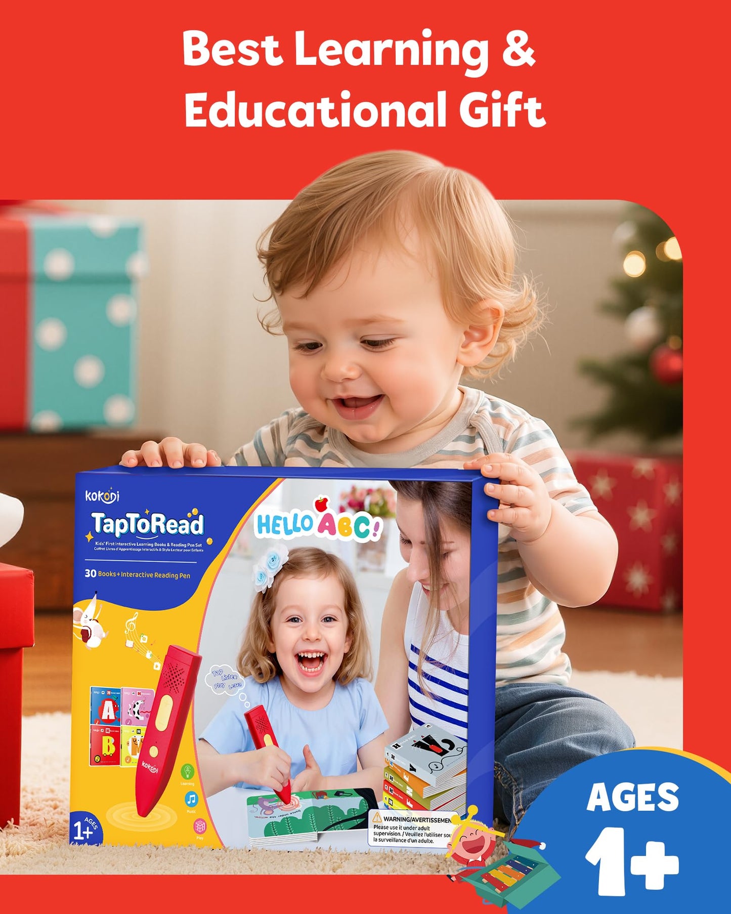 KOKODI Talking Pen 30 Mini Board Books – Interactive Audio Storybooks for Kids