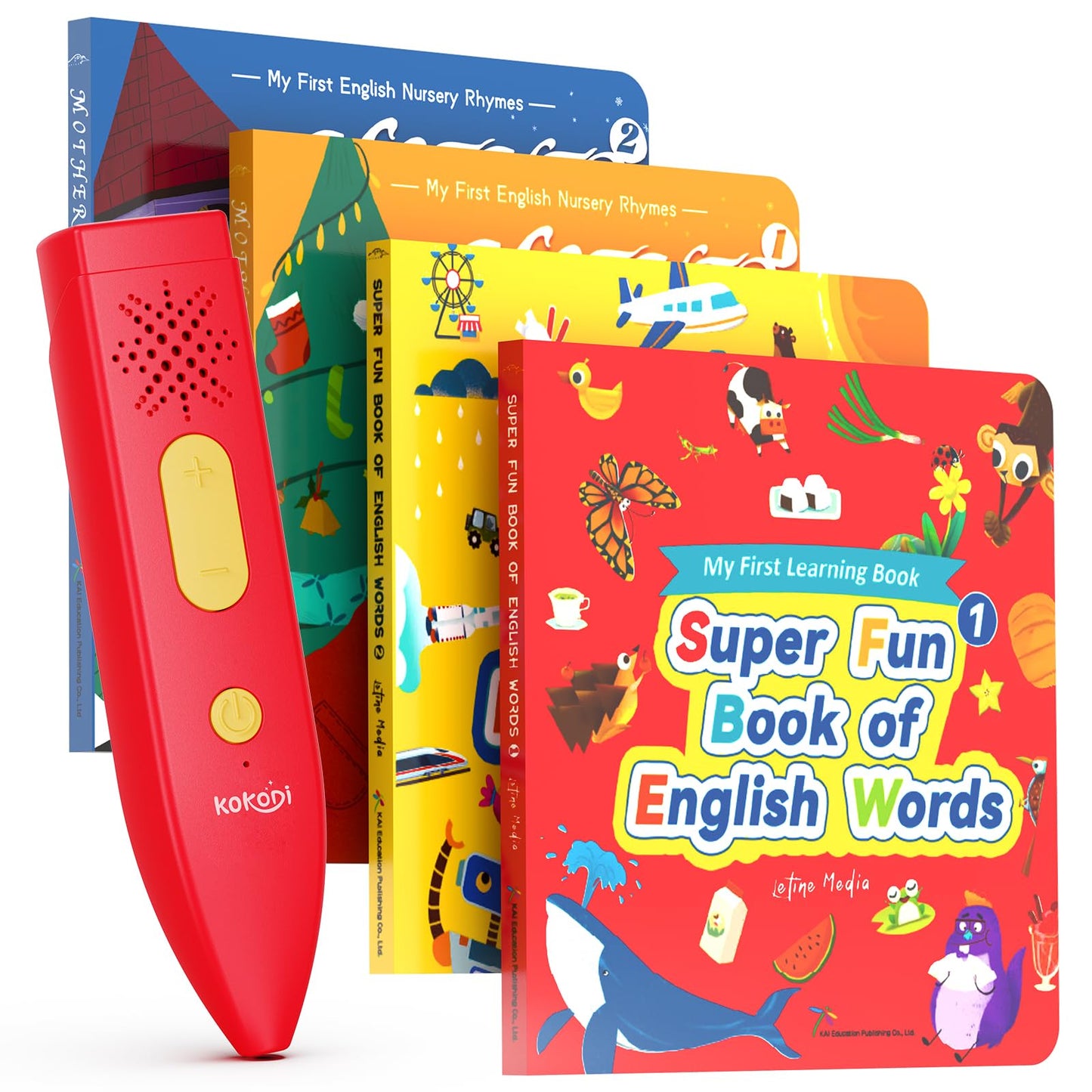 KOKODI Talking Pen Books Sets – Interactive Audio Learning for Toddlers
