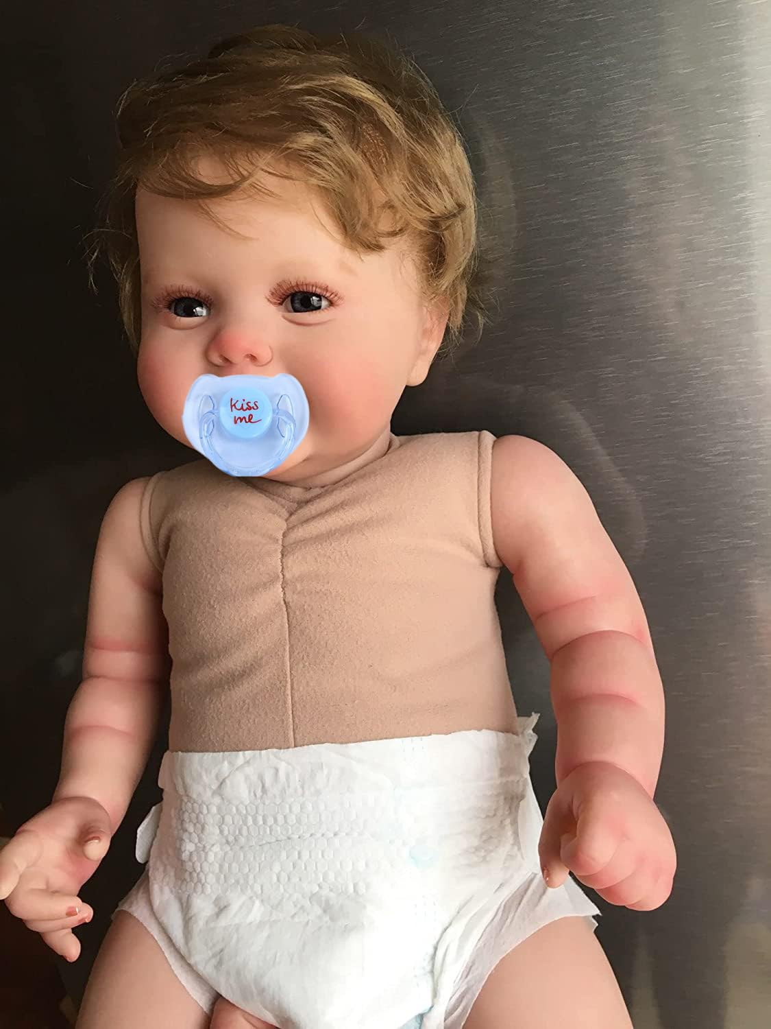 KOKOMANDY Reborn Baby Doll 24in - Realistic Soft Silicone Toddler Boy Gift for Kids 3+