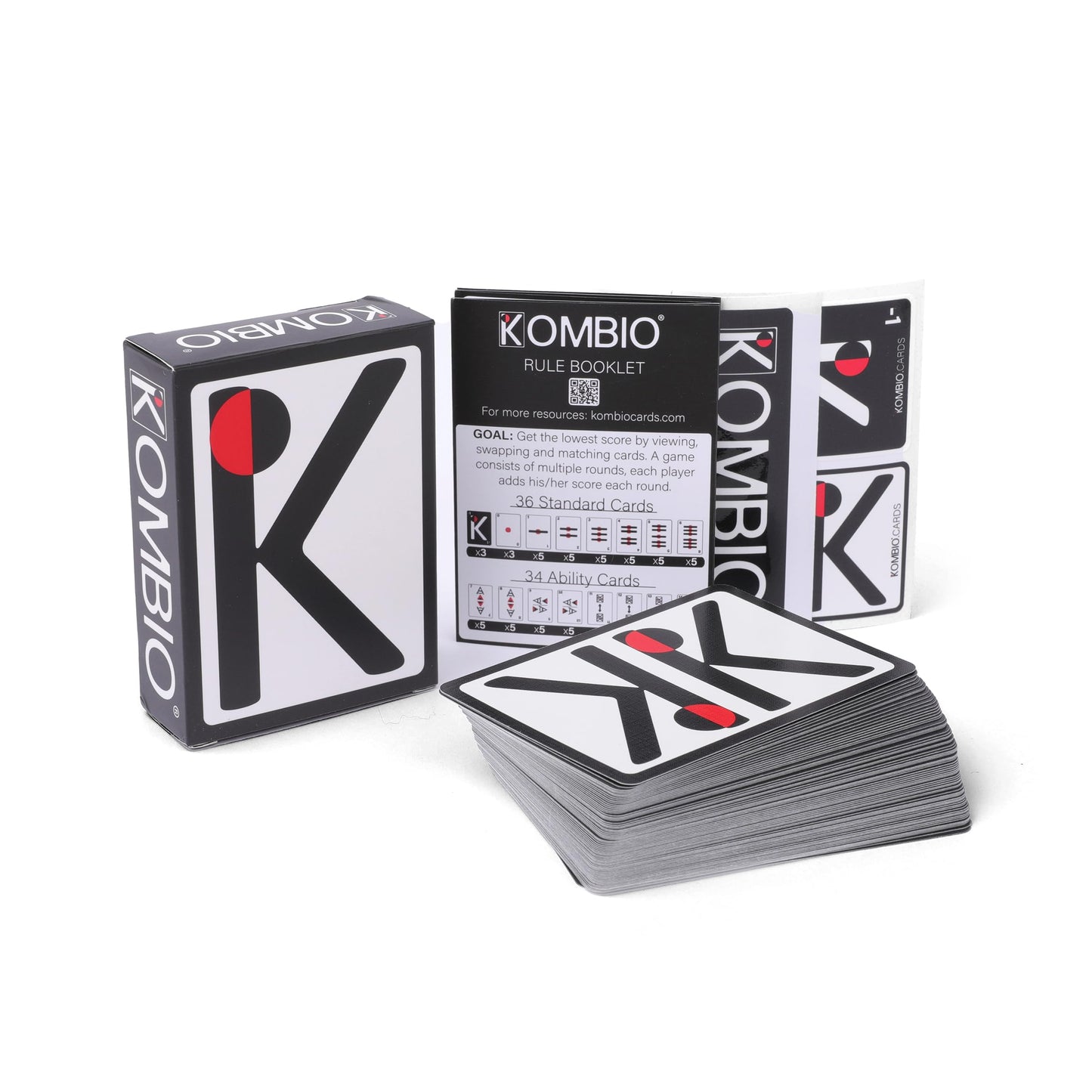 KOMBIO All-in-One Card Game for 2-6+ Players | Quick Setup, Strategic Play