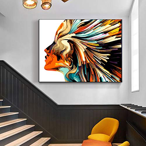 KOMI Creative Queen Abstract Paint by Numbers Kit for Adults - 16x20in