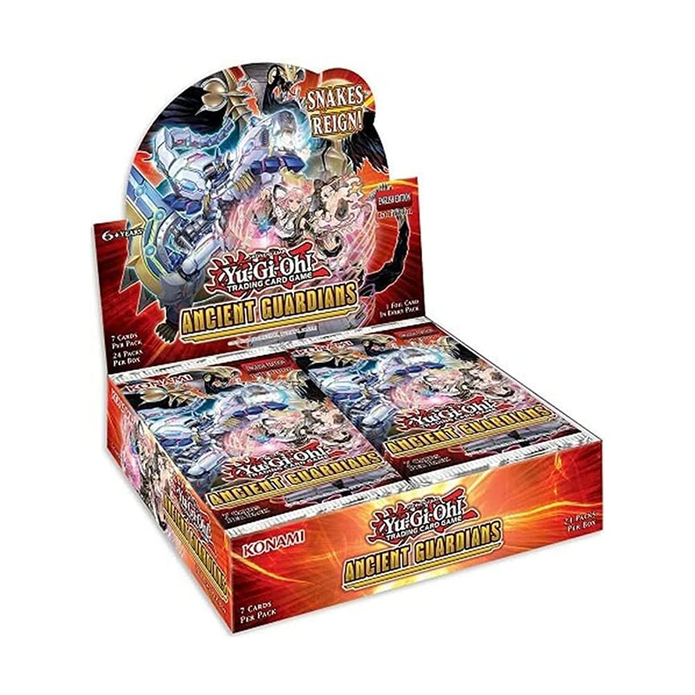 Konami Yu-Gi-Oh! TCG Ancient Guardians Booster Box — 60 Cards, 3 New Strategies, Collectors Rares