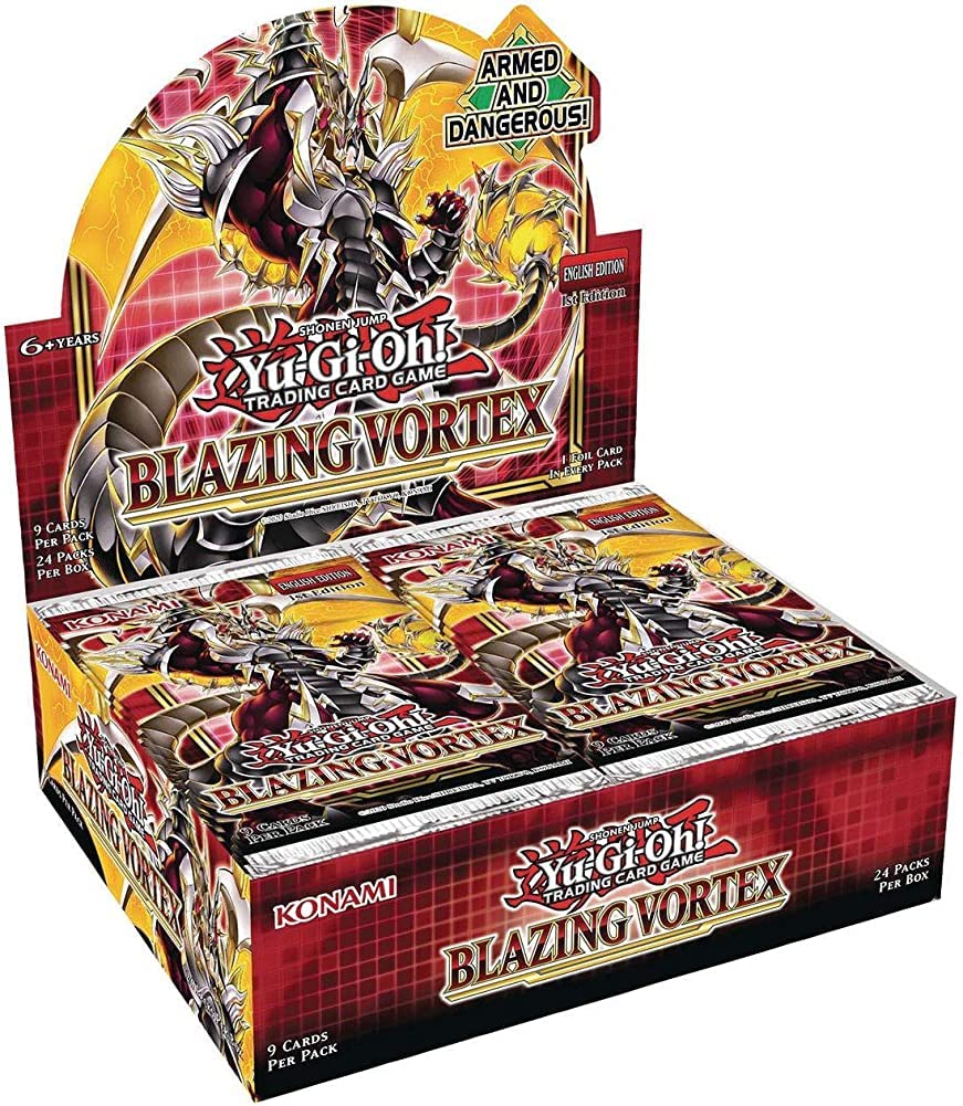 Konami Yu-Gi-Oh! Blazing Vortex Booster Box – 24 Packs | 100 New Cards