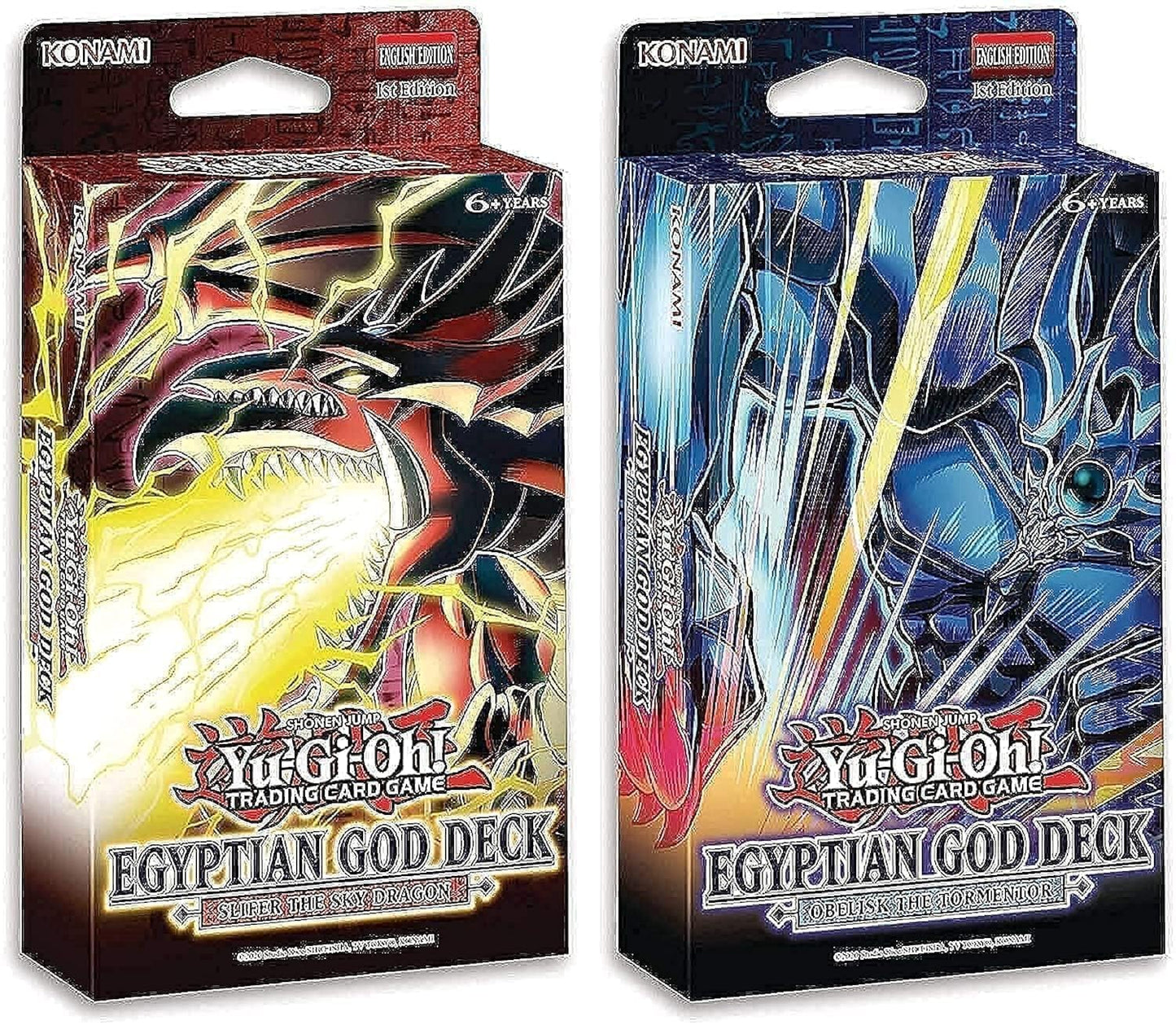 Yu-Gi-Oh! Egyptian God Decks: Slifer the Sky Dragon & Obelisk the Tormentor - Konami Official