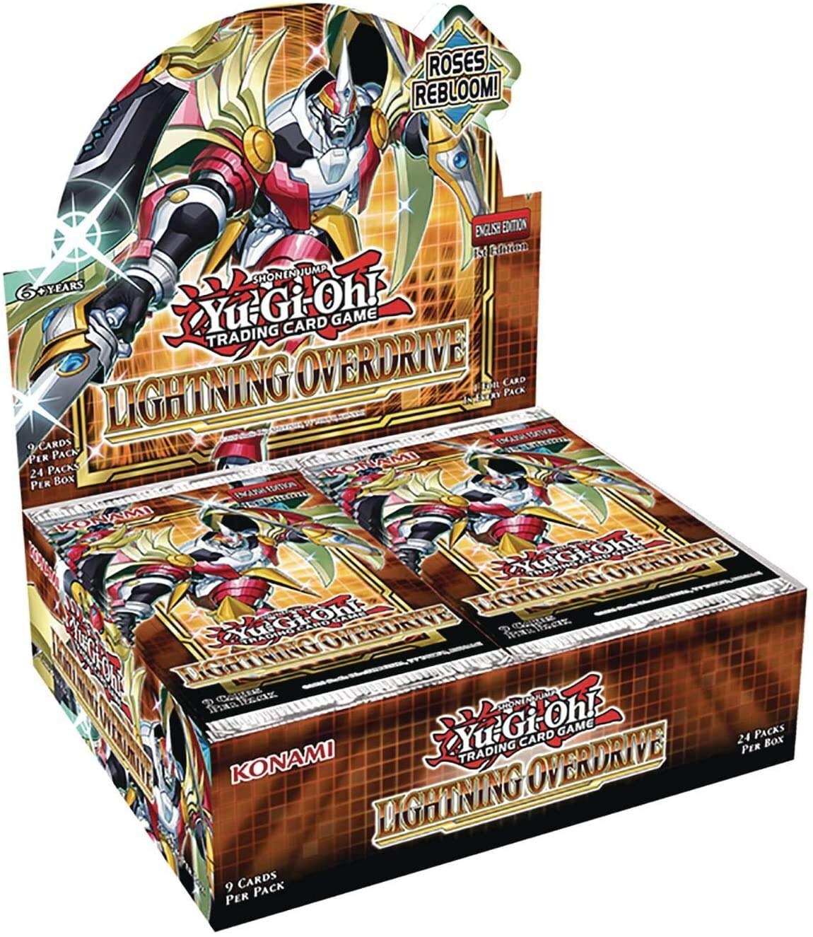 Konami Yu-Gi-Oh! Lightning Overdrive Booster Display (24) – New Utopia Upgrades