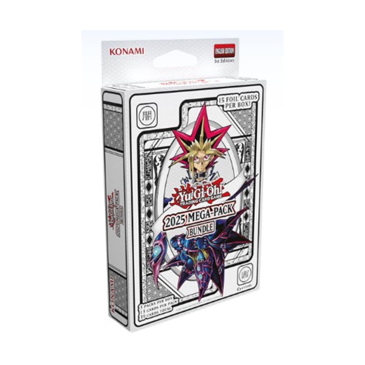 Konami Yu-Gi-Oh! 2025 Mega Pack Bundle – Random Art Tuck Box