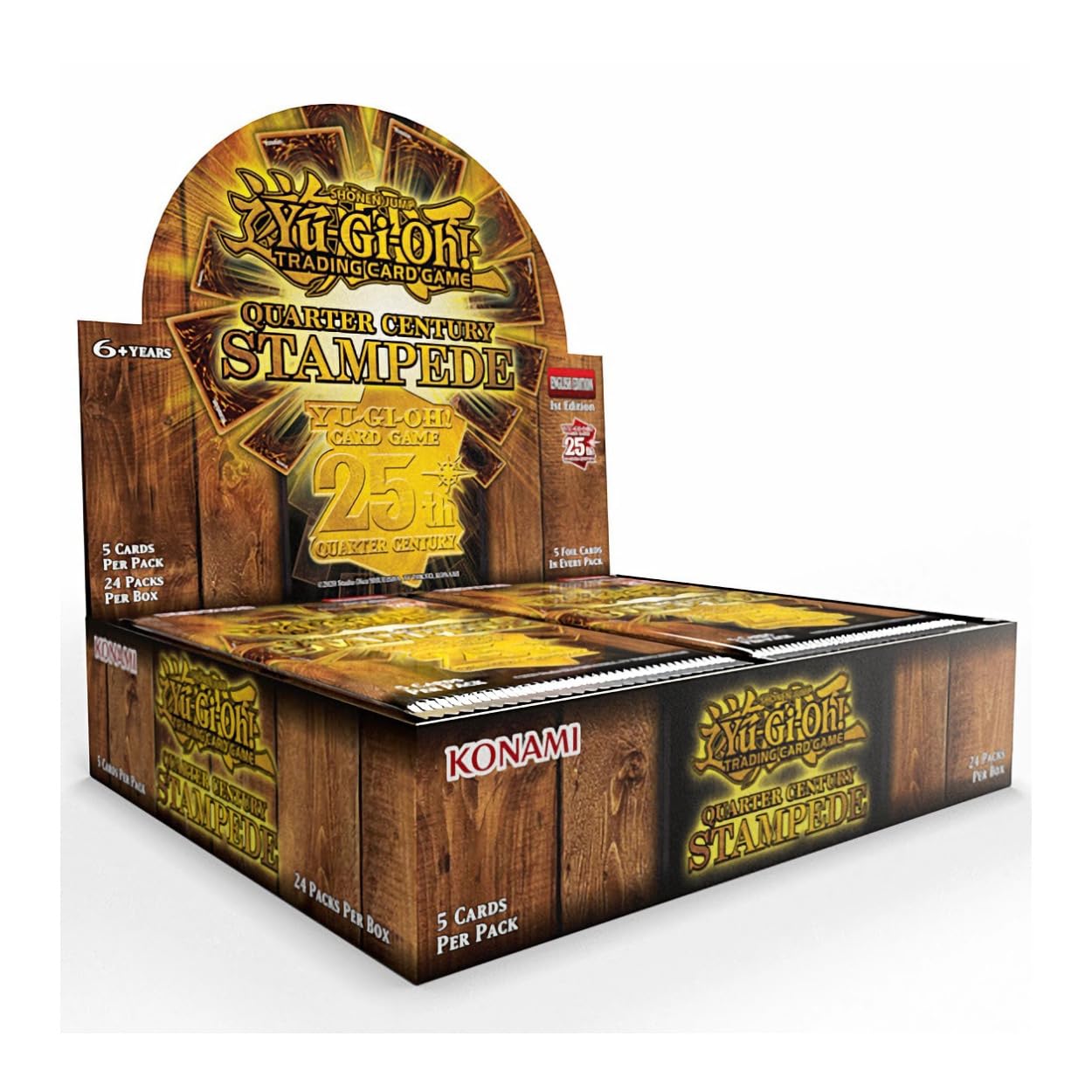 Konami Yu-Gi-Oh! Quarter Century Stampede Booster Box – Last Chance for Quarter Century Secret Rares