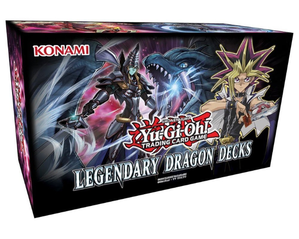 Konami Yu-Gi-Oh! Legendary Dragon Decks Box – 3 Deck Set with Variant Art & Foil Cards