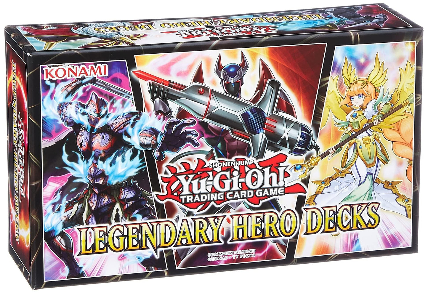Konami Yu-Gi-Oh! Legendary Hero Decks – 3 Unique 40-Card Decks | Trading Card Game