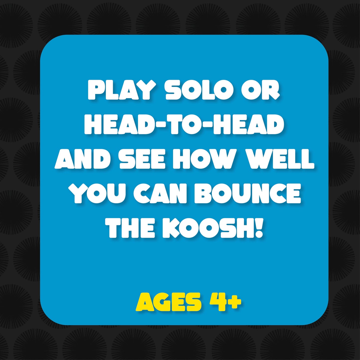 Koosh Double Paddle Playset – Two Paddles & Ball for Ages 6+ | Indoor/Outdoor Fun