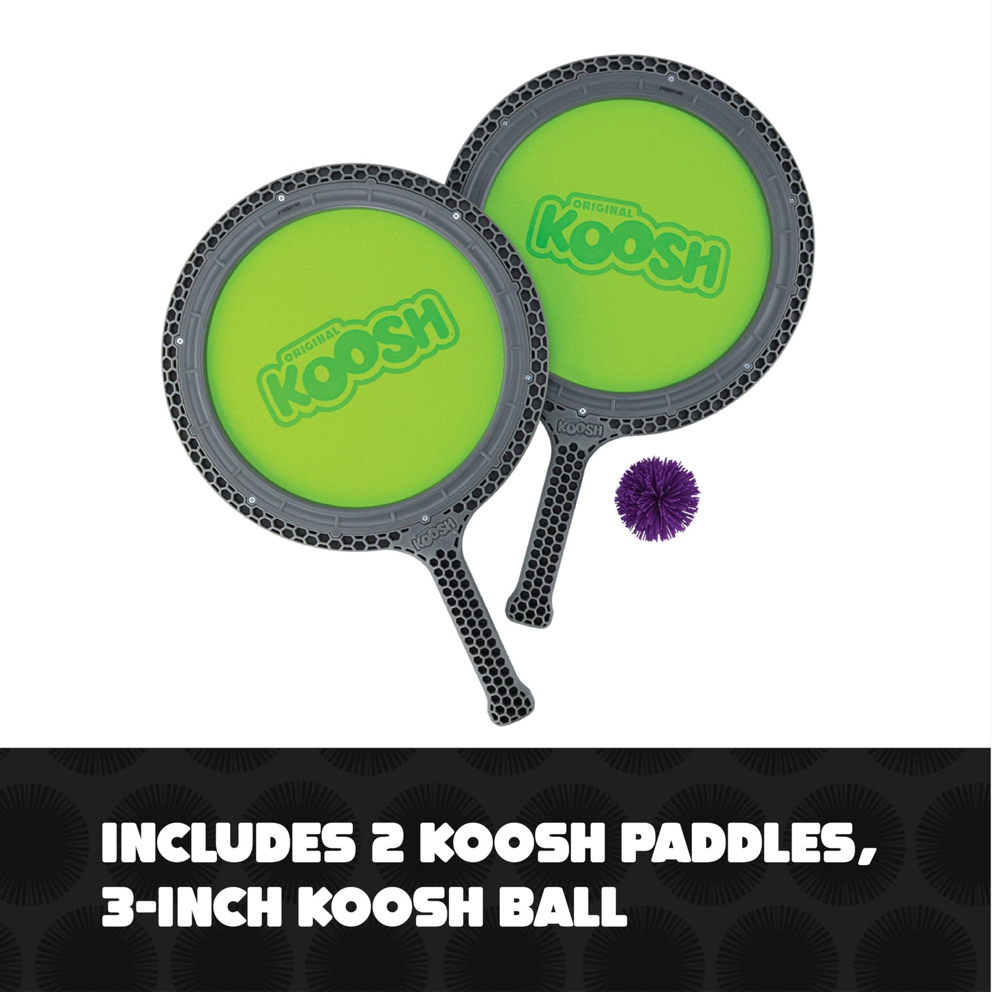 Koosh Double Paddle Playset – Two Paddles & Ball for Ages 6+ | Indoor/Outdoor Fun