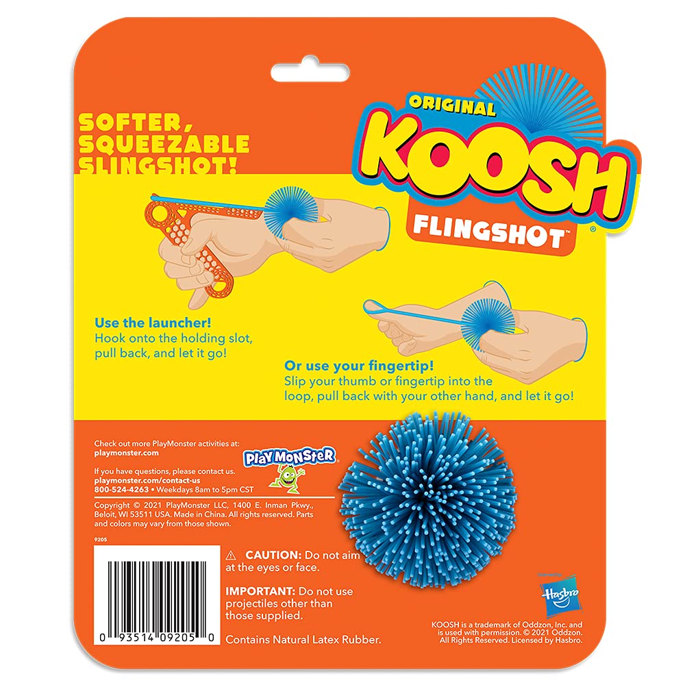 Koosh Flingshot – Safe, Soft Koosh Ball Slingshot for Indoor/Outdoor Fun