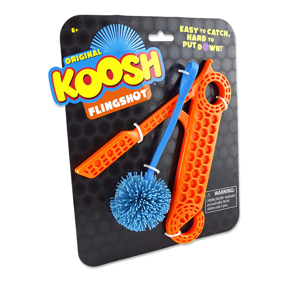 Koosh Flingshot – Safe, Soft Koosh Ball Slingshot for Indoor/Outdoor Fun