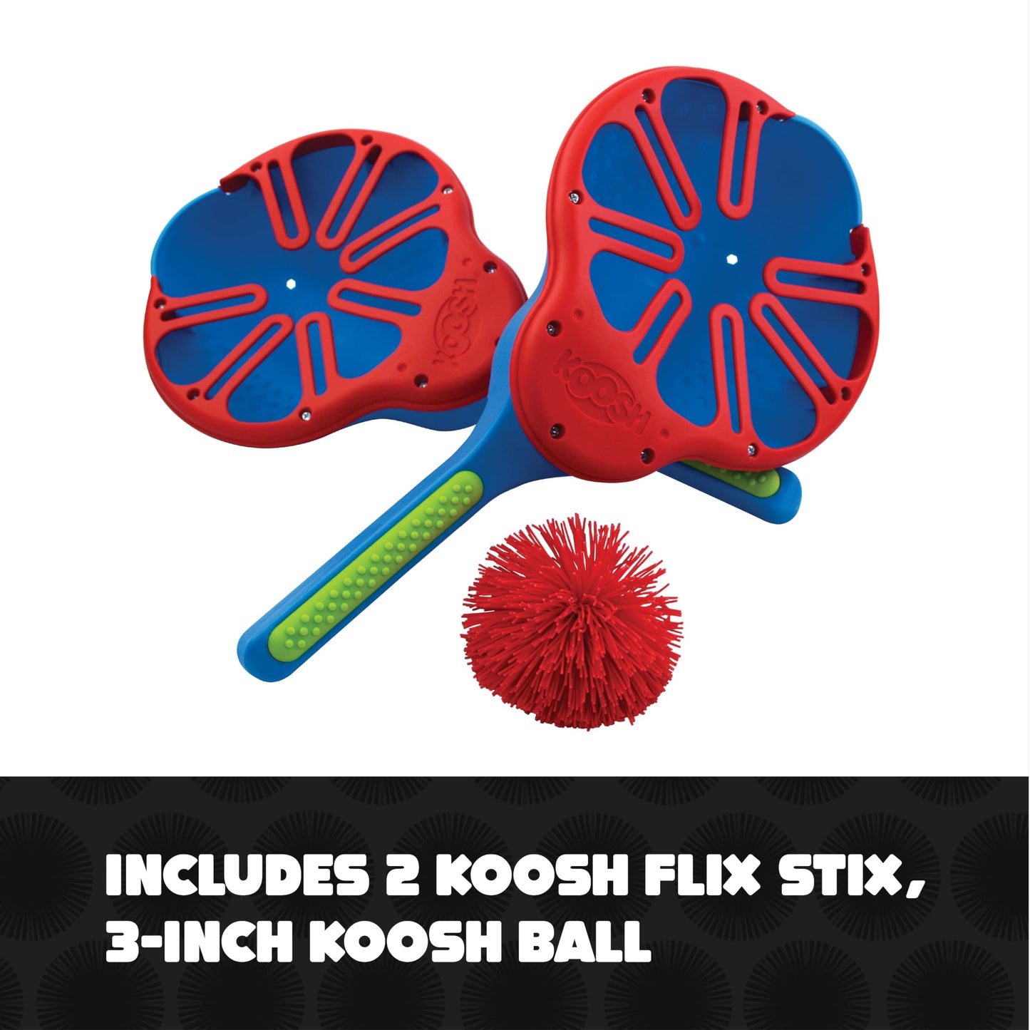 Koosh Flix Stix Active Play for Ages 6 to 11 | Lacrosse-Style Catch & Pass