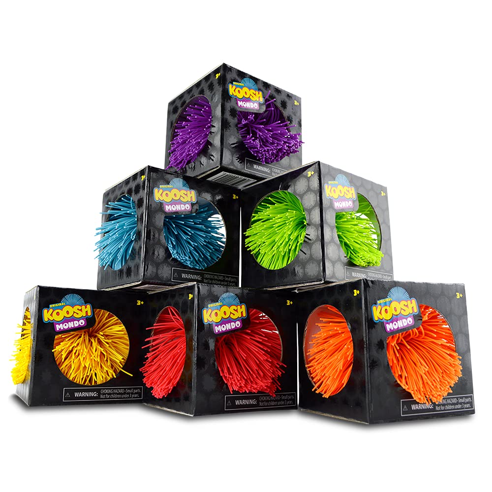Koosh Mondo Ball – 4.5-inch Colorful Outdoor Toy for Kids & Family