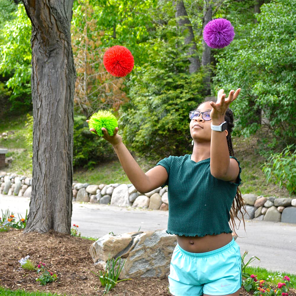 Koosh Mondo Ball – 4.5-inch Colorful Outdoor Toy for Kids & Family