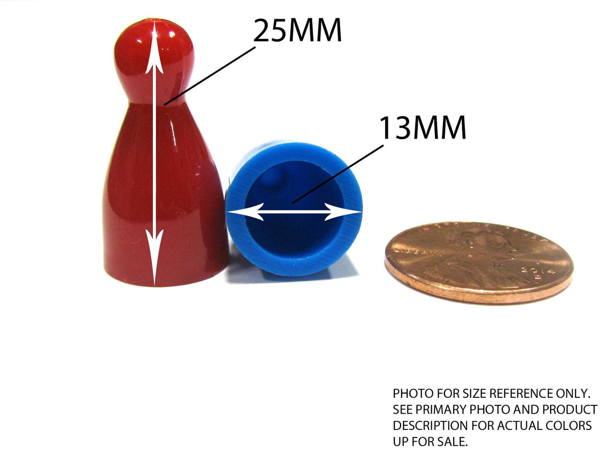 Koplow Games: Set of 10 Halma 25mm Pawn Pieces Multicolor