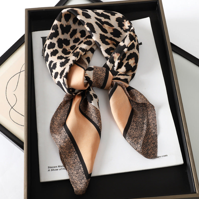 Korean Style Artificial Silk Scarf