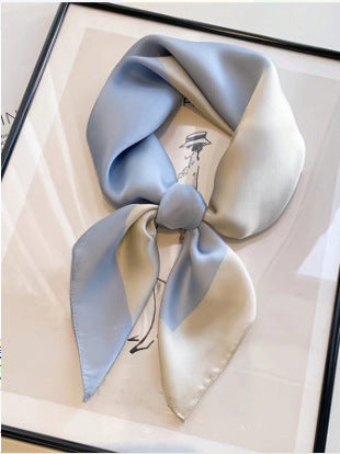 Korean Style Artificial Silk Scarf